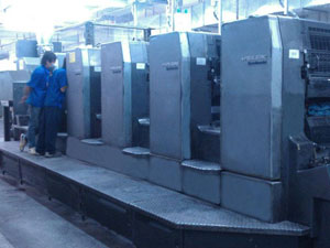 海德堡對開五色機(jī)